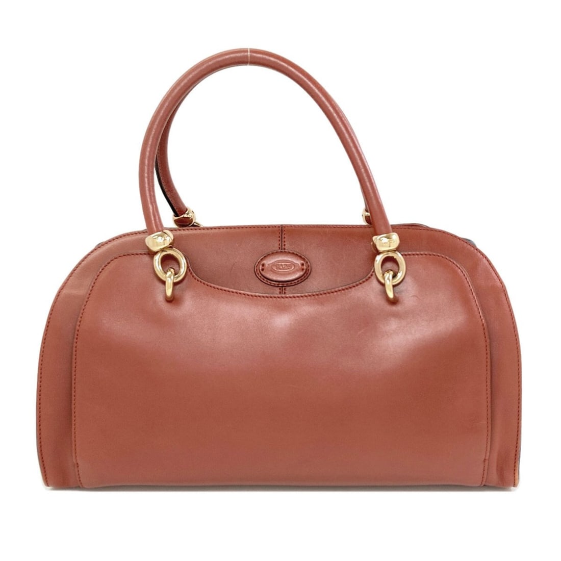Tod's Sera Handbag Leather Women's TODS: --- Catalog ---Category: SizeSize (HxWxD): 18cm x 33.5cm x 14.5cm / 7.08'' x 13.18'' x 5.7''Handle Length: 28.5cm / 11.22''Category: DesignType: HandbagColor: BrownGender: WomenClosure: ZipperMaterial