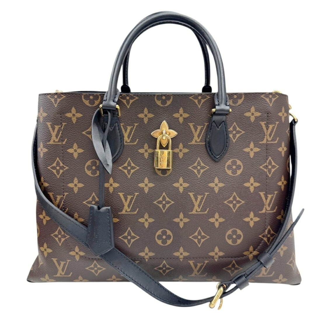 LOUIS VUITTON M43550 Flower Tote Monogram Shoulder Bag Handbag for Women: --- Catalog ---Category: SizeSize (HxWxD): 22cm x 35cm x 15cm / 8.66'' x 13.77'' x 5.9''Category: DesignType: Handbag, Shoulder bagColor: Brown, NoirGender: WomenMaterial: Monogram , Leather Category: