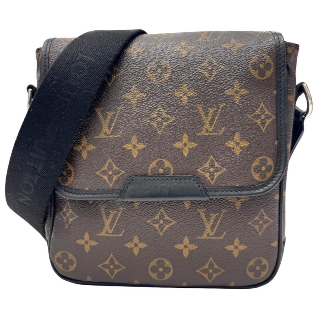 LOUIS VUITTON Louis Vuitton Monogram Macassar Bass PM M56717 Shoulder Bag for Men and Women: --- Catalog ---Category: SizeSize (HxWxD): 22cm x 21.5cm x 5cm / 8.66'' x 8.46'' x 1.96''Category: DesignType: Shoulder bagColor: Black, BrownGender: Men,WomenMaterial: Monogram Category: GeneralBrand
