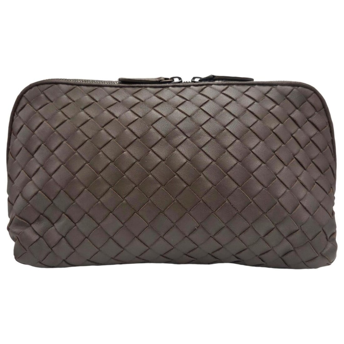 BOTTEGA VENETA Bottega Veneta Pouch Intrecciato Brown Women's Bag: --- Catalog ---Category: SizeSize (HxWxD): 12cm x 19cm x 8.5cm / 4.72'' x 7.48'' x 3.34''Category: DesignType: PouchColor: BrownGender: WomenMaterial: Leather Category: GeneralBrand: Bottega Veneta---