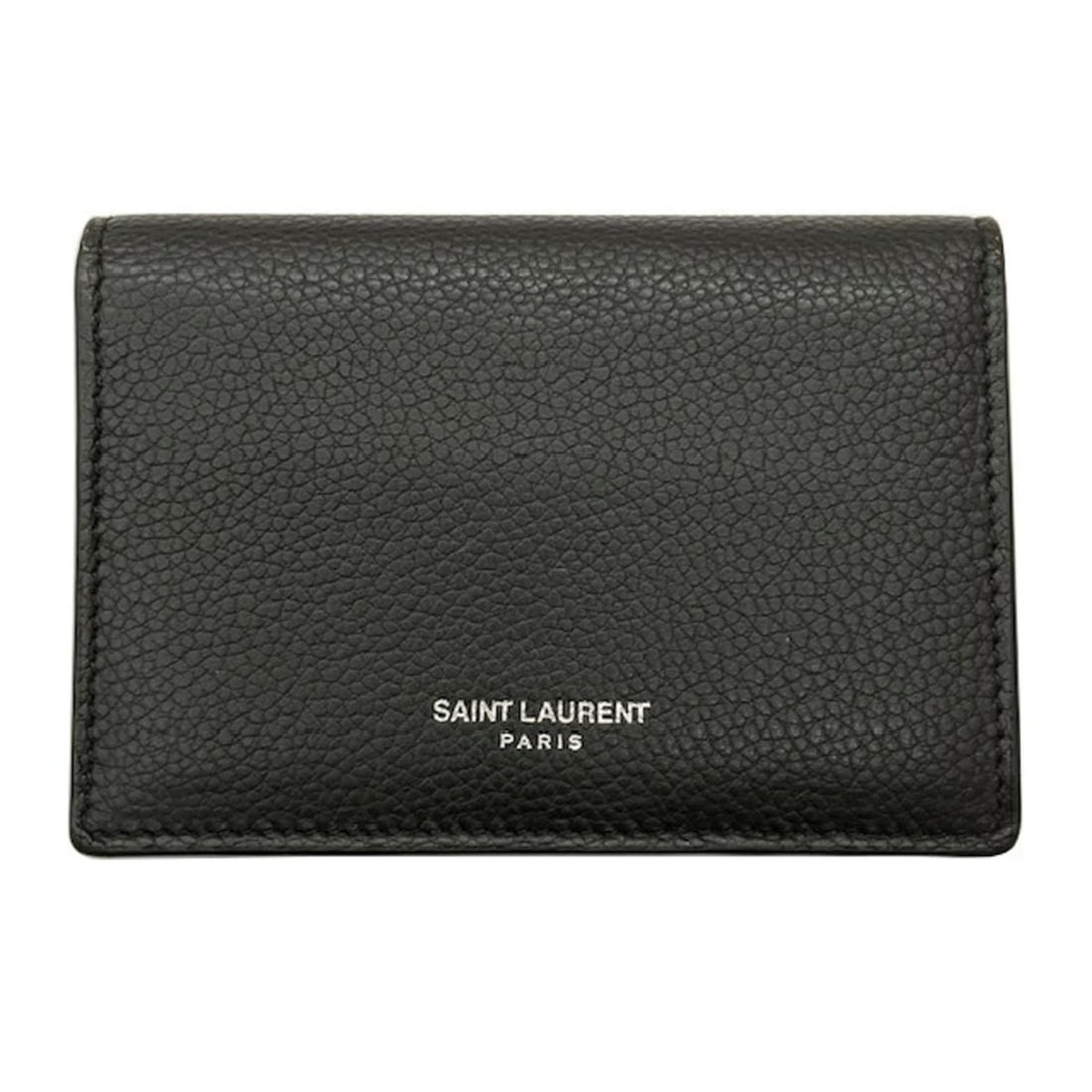 Yves Saint Laurent SAINT LAURENT PARIS Business Card Holder/Card Case 468994 Black Leather Holder: --- Catalog ---Category: DesignType: Card caseColor: BlackGender: Men,WomenMaterial: Leather Category: GeneralBrand: Saint LaurentCategory: Physical PropertiesSize (HxWxD): 8cm x 11cm x 2cm / 3.14'' x