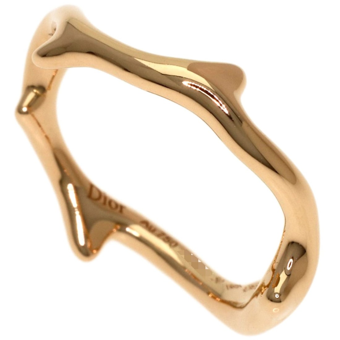 Christian Dior Dior Bois de Rose #50 Ring, 18K Pink Gold, Women's.: --- Catalog ---Category: SizeJP Size: 10US Size: 5.5Category: DesignType: Band ringGender: WomenMaterial: Pink gold (18K)Category: GeneralBrand: Christian Dior--- Item List ---Section: ConditionRankin