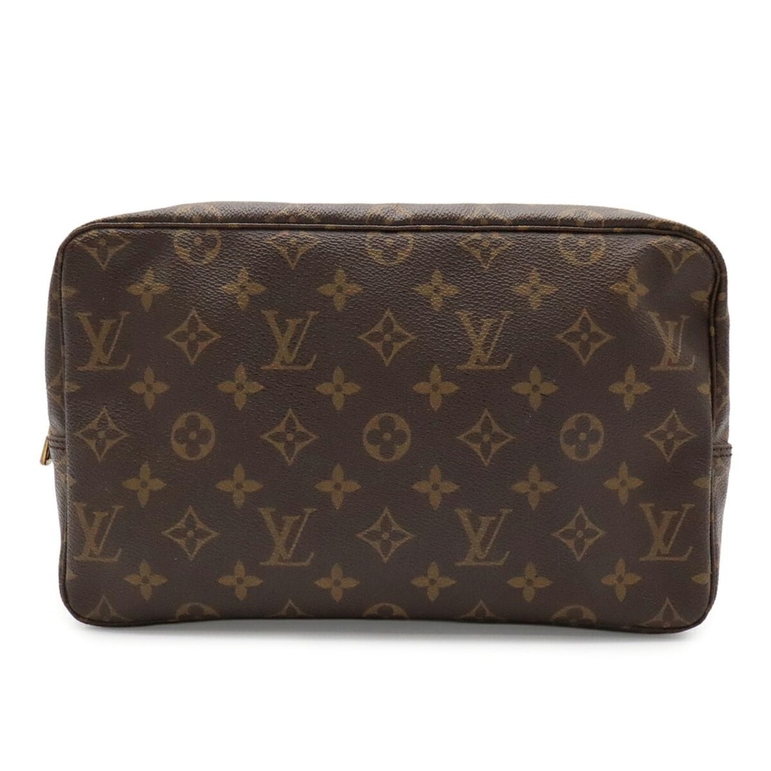 LOUIS VUITTON Louis Vuitton Monogram Trousse Toilette 28 Clutch Bag, Second Travel Pouch,: --- Catalog ---Category: SizeWeight: 320g / 11.28oz.Size (HxWxD): 17.5cm x 27.5cm x 8.5cm / 6.88'' x 10.82'' x 3.34''Category: DesignType: Clutch bagColor: BrownGender: Women,MenMaterial: Monogram Cat