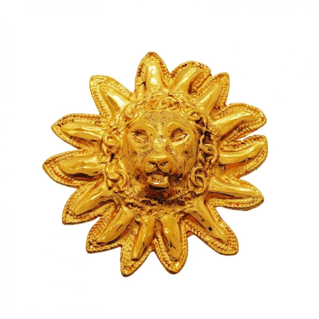 Chanel Brooch, Coco Mark Lion Motif, GP Plated Gold, Women's P3298933: --- Catalog ---Category: SizeSize (HxWxD): 5.15cm x 4.85cm / 2.02'' x 1.9''Category: DesignType: BroochColor: GoldGender: WomenMaterial: Gold platingCategory: GeneralBrand: Chanel--- Item List ---Sect