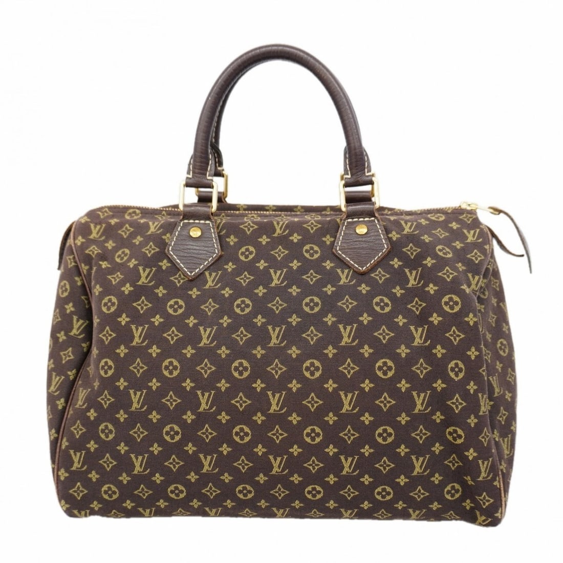 Louis Vuitton Monogram Mini Lin Speedy 30 Handbag M95224 Ebene Women's P3292883 (1 of 11)