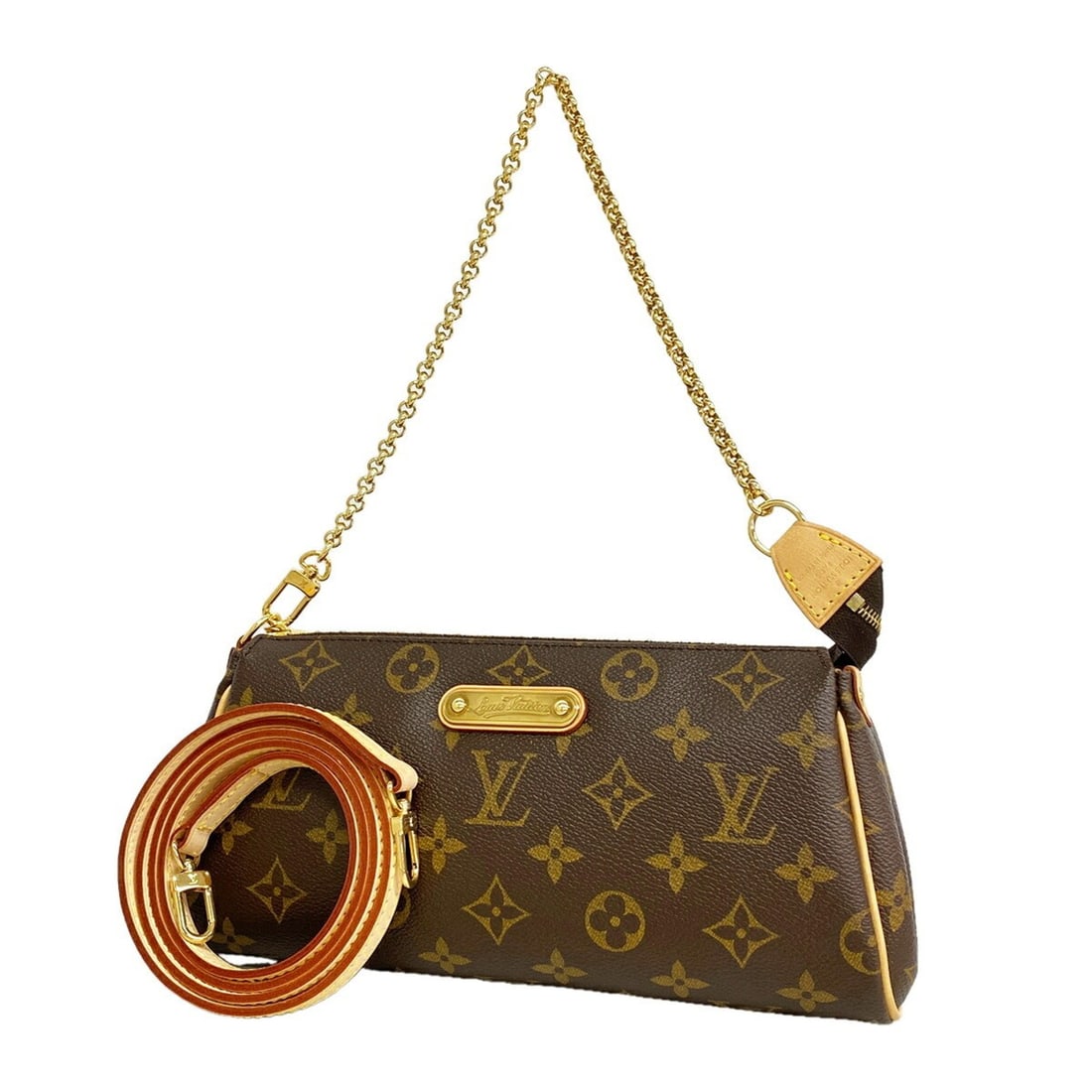 Louis Vuitton Monogram Eva Handbag M95567 Brown 2-way bag for women: --- Catalog ---Category: SizeSize (HxWxD): 13cm x 25cm x 3cm / 5.11'' x 9.84'' x 1.18''Category: DesignType: HandbagColor: BrownGender: WomenCategory: GeneralMPN: M95567Brand: Louis Vuitton--- Item Li