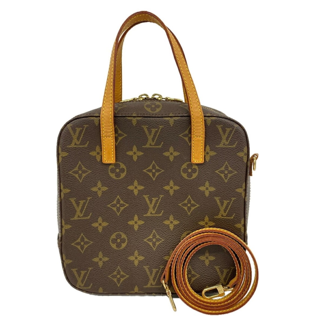 Louis Vuitton Monogram Spontini Handbag M47500 Brown 2-way bag for women: --- Catalog ---Category: SizeSize (HxWxD): 20cm x 20cm x 8cm / 7.87'' x 7.87'' x 3.14''Category: DesignType: HandbagColor: BrownGender: WomenCategory: GeneralMPN: M47500Brand: Louis Vuitton--- Item Li