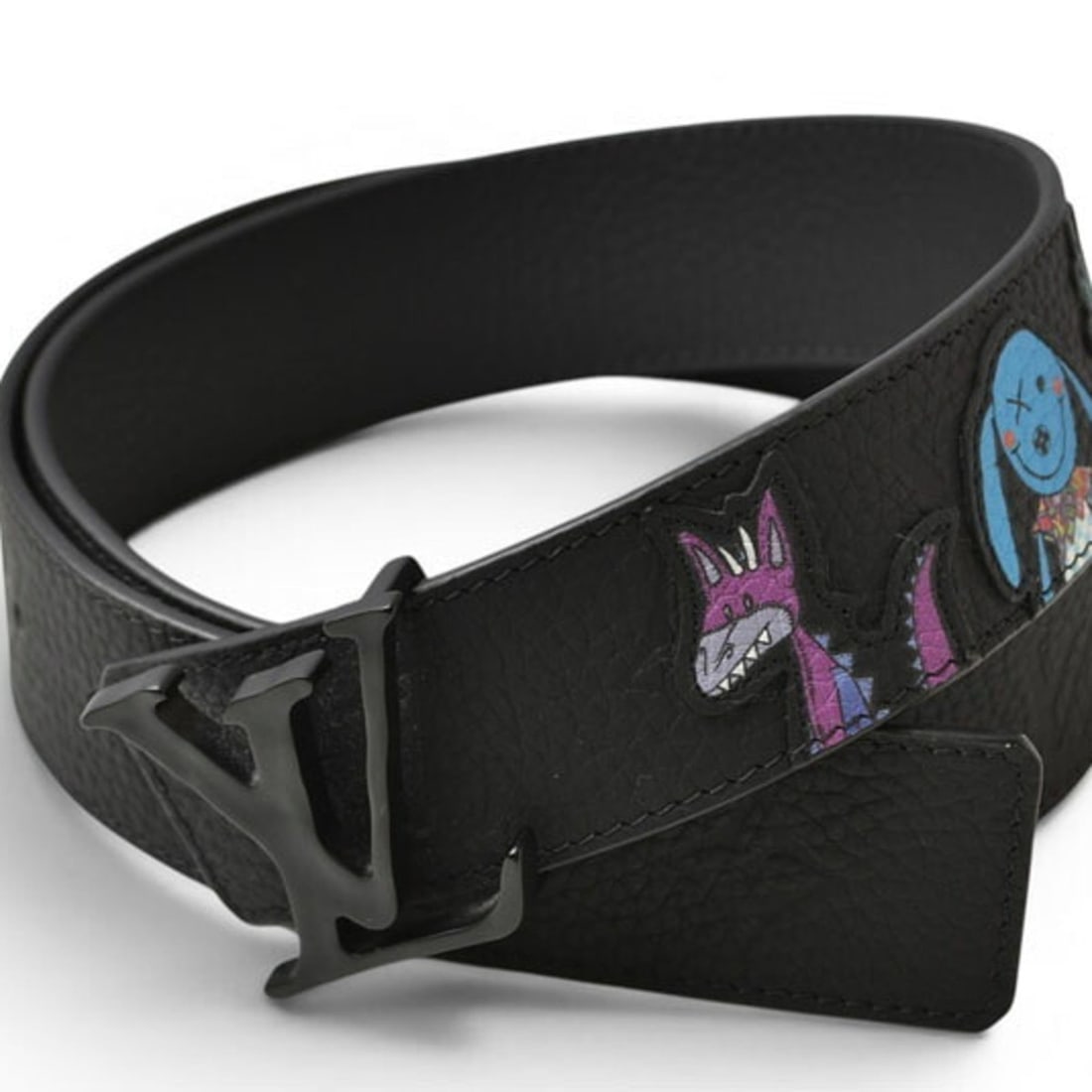 Louis Vuitton Men's Reversible Belt, LOUIS VUITTON Ceinture LV Shape Friend, Black Noir, Size 90,: --- Catalog ---Category: SizeLength: 104cm / 40.94''Category: DesignType: Standard beltColor: Black, NoirGender: MenMaterial (Strap): Leather Category: GeneralMPN: MP293Brand: Louis VuittonCountry of 