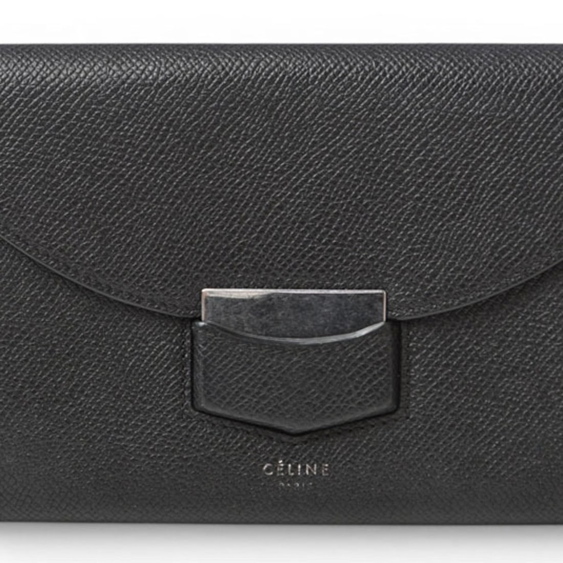 Celine bi-fold wallet, CELINE Trotter Medium Flap Multifunction 10875, Black Leather: --- Catalog ---Category: SizeSize (HxWxD): 10.6cm x 15.8cm x 2.4cm / 4.17'' x 6.22'' x 0.94''Category: DesignType: Wallet (bi-fold)Color: BlackGender: Women,MenMaterial: Leather Category: GeneralMPN: 