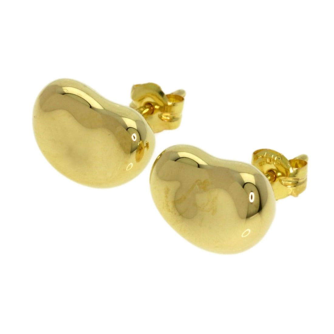 Tiffany & Co. Bean Earrings, 18K Yellow Gold, Women's.: --- Catalog ---Category: SizeSize (HxWxD): 8.10mm x 11.30mm / 0.32'' x 0.44''Category: DesignType: Stud earringsGender: WomenMaterial: Yellow gold (18K)Category: GeneralLine: BeanBrand: Tiffany--- Ite