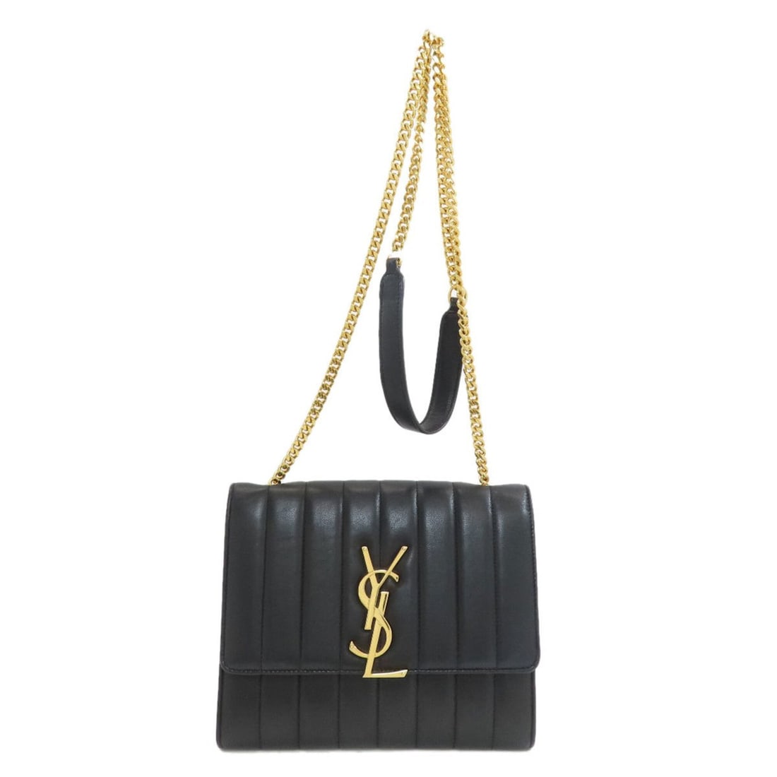 Saint Laurent Chain Shoulder Bag, Calfskin, Women's. (1 of 18)