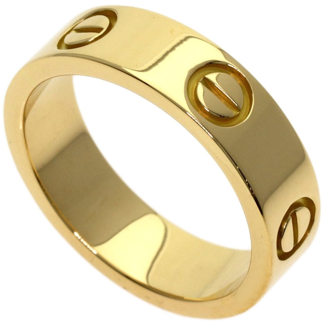 Cartier Love Ring #55, 18K Yellow Gold, Women's Ring, CARTIER: --- Catalog ---Category: SizeJP Size: 15US Size: 7.5Category: DesignType: Band ringGender: WomenMaterial: Yellow gold (18K)Category: GeneralBrand: Cartier--- Item List ---Section: ConditionRanking: Ra
