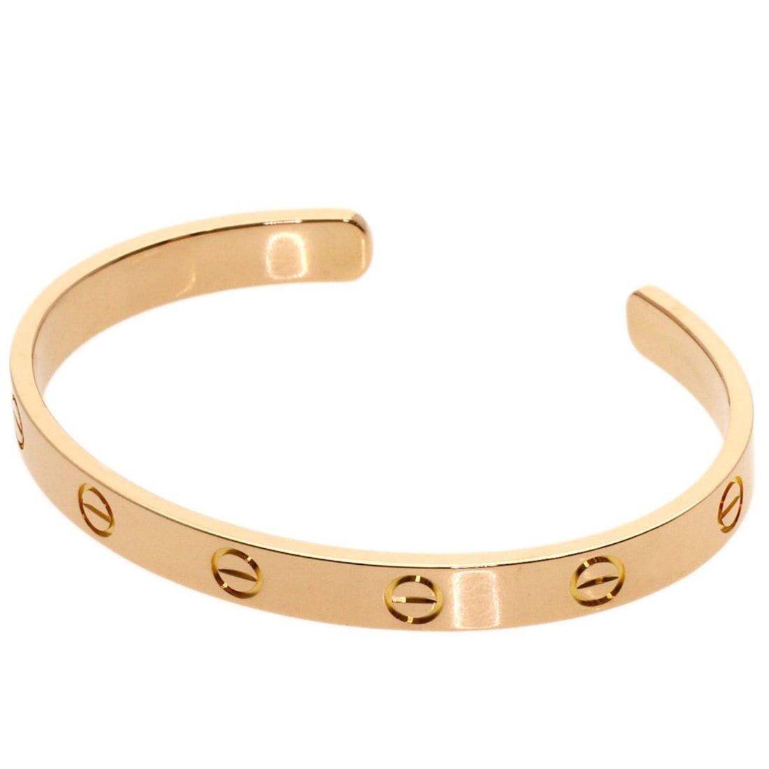Cartier Open Love Bracelet #17, 18K Pink Gold, Women's Bracelet, CARTIER (1 of 14)
