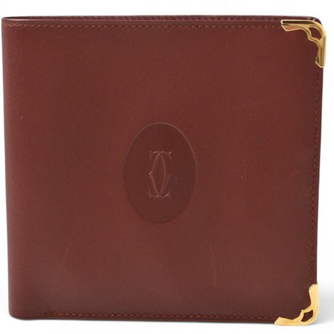 Cartier Bi-fold Wallet, Billfold, Men's Must de Cartier, Bordeaux, 73184151 (1 of 17)