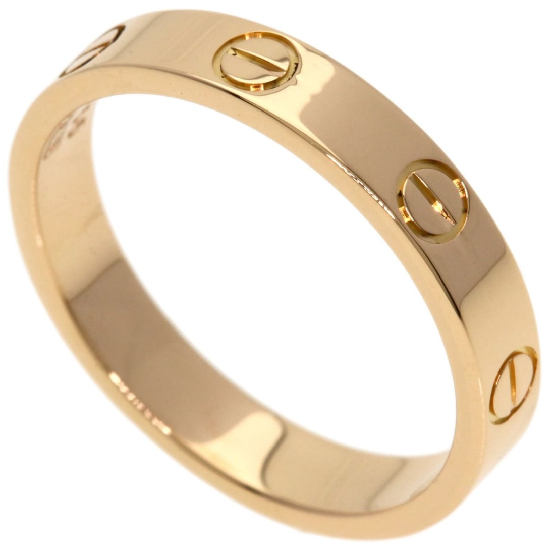 Cartier Love Ring #55, 18K Pink Gold, Women's Ring, CARTIER: --- Catalog ---Category: SizeJP Size: 15US Size: 7.5Category: DesignType: Band ringGender: WomenMaterial: Pink gold (18K)Category: GeneralBrand: Cartier--- Item List ---Section: ConditionRanking: Rank