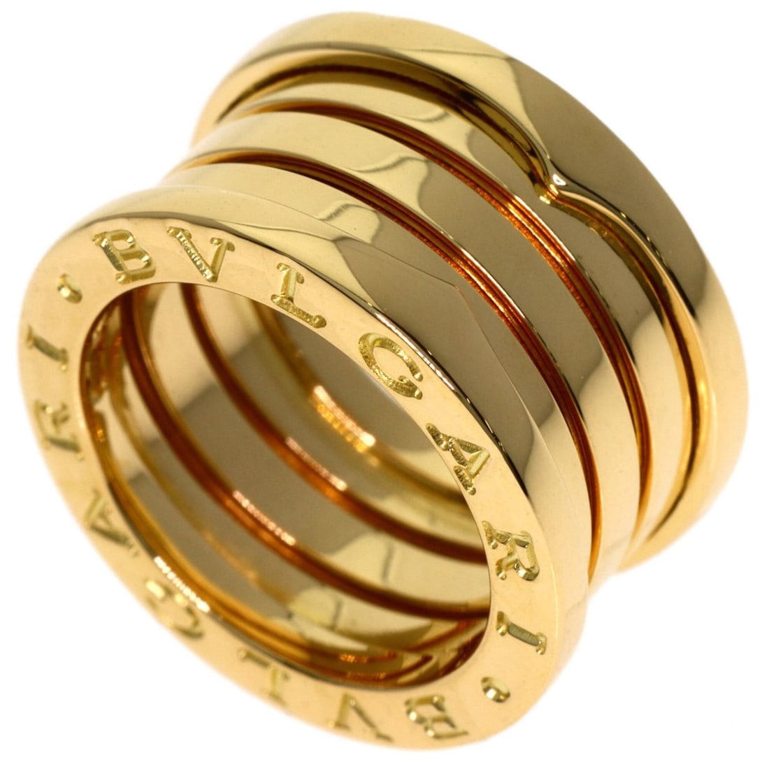 BVLGARI B-zero1 4-band ring #45, 18K yellow gold, women's.: --- Catalog ---Category: SizeJP Size: 5US Size: 3.5Category: DesignType: Band ringGender: WomenMaterial: Yellow gold (18K)Category: GeneralBrand: Bvlgari--- Item List ---Section: ConditionRanking: Ran