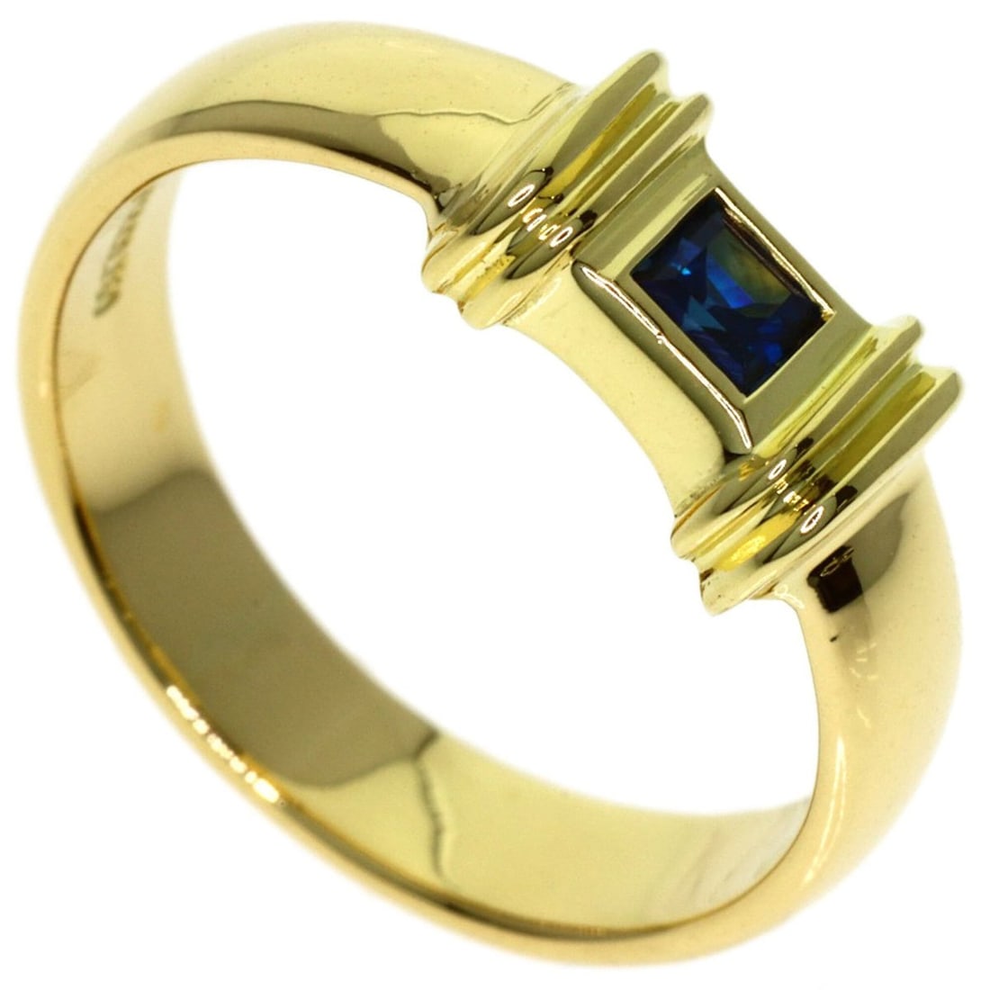 Tiffany & Co. Stacking Sapphire Ring, 18K Yellow Gold, Women's.: --- Catalog ---Category: SizeJP Size: 8US Size: 4.5Category: DesignType: Band ringGender: WomenMaterial: Yellow gold (18K)Category: GeneralBrand: Tiffany--- Item List ---Section: ConditionRanking: Ran