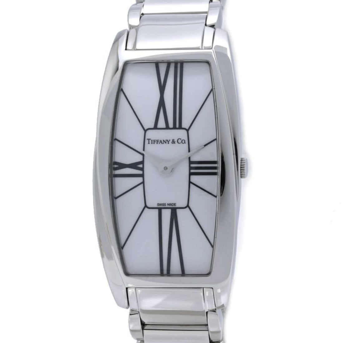 TIFFANY&Co. Tiffany Gemea Z6401.10.10A20A00A Women's Watch SS 40563: --- Catalog ---Category: SizeWrist Size: 18cm / 7.08''Case Diameter: 22mm / 0.87''Category: DesignType: WristwatchGender: WomenColor (Dial): WhiteMaterial (Band): Stainless steelMaterial (Case): Stain