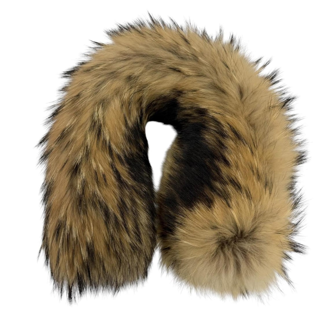 HERMES Raccoon Fur Tippet Genuine Shawl Brown Made in France Authentic Women's: --- Catalog ---Category: SizeSize (LxW): 56cm x 13cm / 22.04'' x 5.11''Category: DesignType: TippetColor: BrownGender: WomenMaterial: Leather , Acetate Leather/Fur Type: Raccoon furCategory: GeneralBr