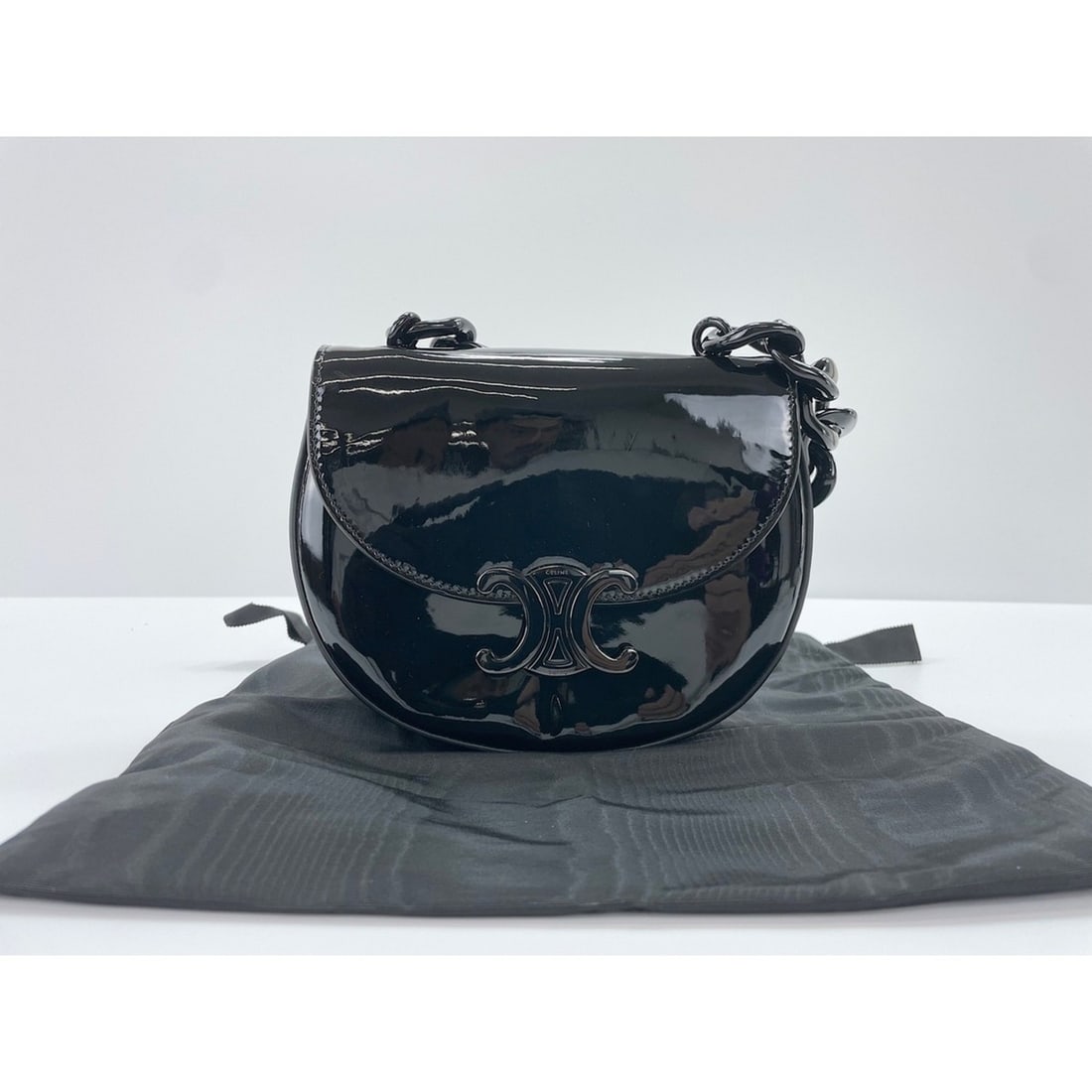 CELINE Buzas Marley Handbag, Black - 12