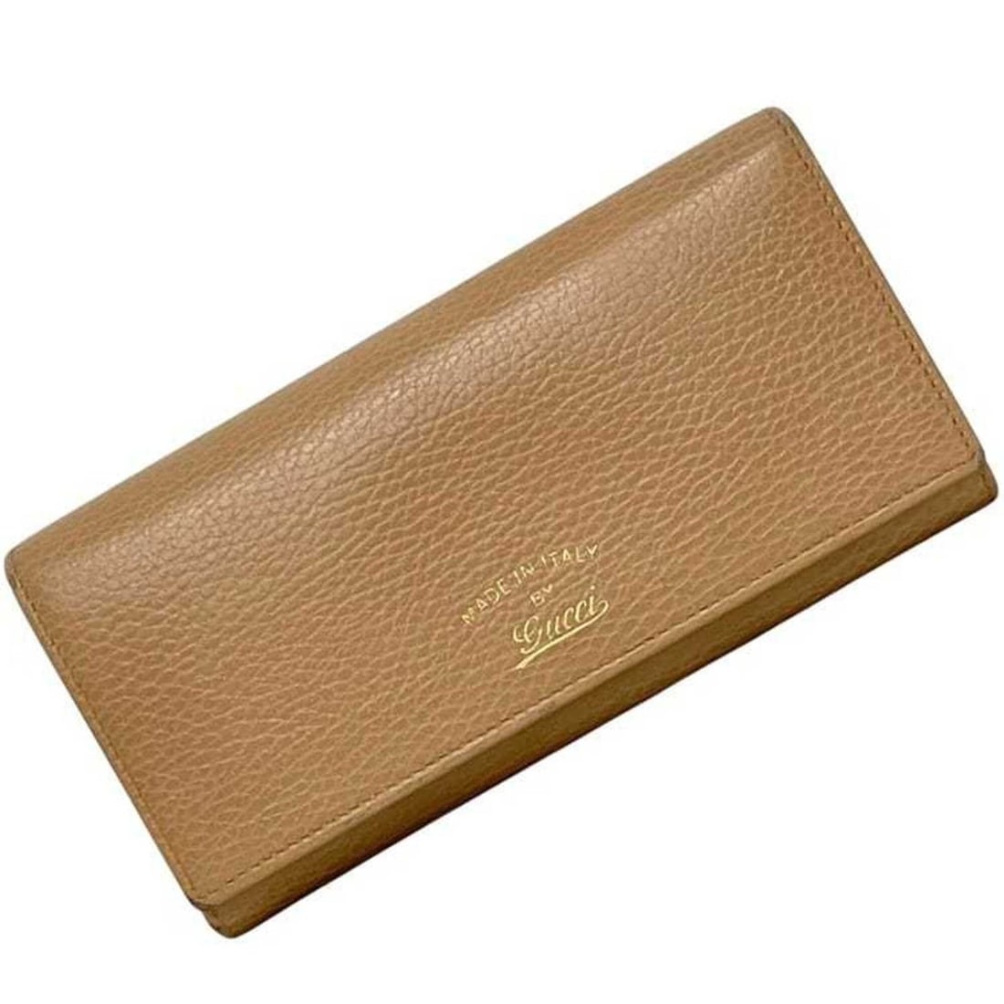 Gucci Bi-fold Long Wallet, Beige, Swing, 354498 2149, Leather GUCCI: --- Catalog ---Category: SizeSize (HxWxD): 10cm x 19cm x 3.5cm / 3.93'' x 7.48'' x 1.37''Category: DesignType: Long wallet (bi-fold)Color: BeigeGender: WomenMaterial: Leather Category: GeneralMPN: 354