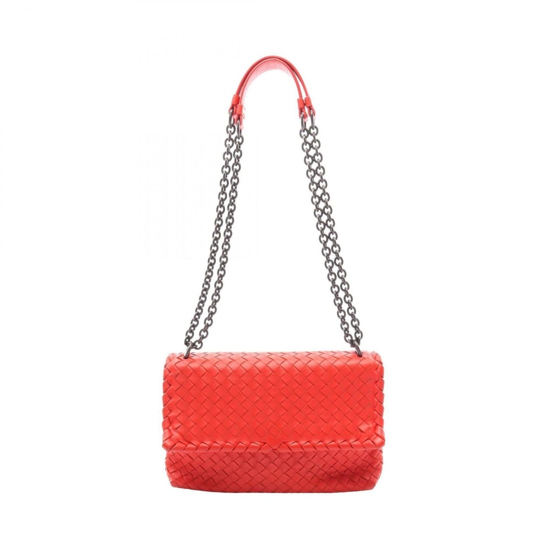 Bottega Veneta Small Olympia Shoulder Bag/Handbag, Leather, Women's, Red: --- Catalog ---Category: SizeSize (HxWxD): 17cm x 25cm x 8.5cm / 6.69'' x 9.84'' x 3.34''Category: DesignType: Shoulder bagColor: Red colorGender: WomenMaterial: Leather Category: GeneralBrand: Botteg