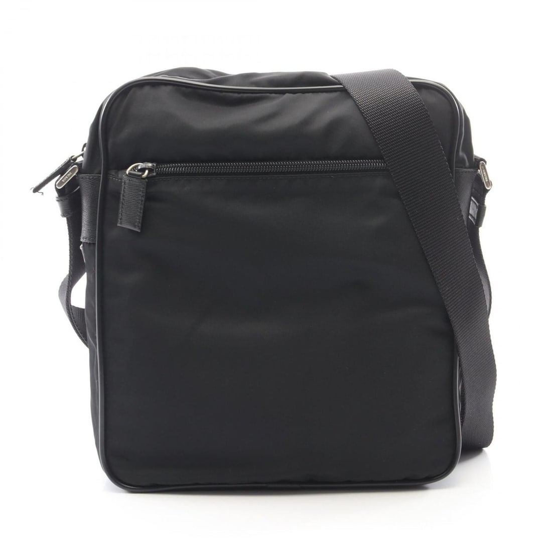 Prada Triangle Logo Shoulder Bag/Handbag, Nylon & Saffiano Leather, Women's, Black: --- Catalog ---Category: SizeSize (HxWxD): 29cm x 24cm x 8cm / 11.41'' x 9.44'' x 3.14''Category: DesignType: Shoulder bagColor: BlackGender: WomenMaterial: Nylon , Saffiano Category: GeneralBrand: Pr