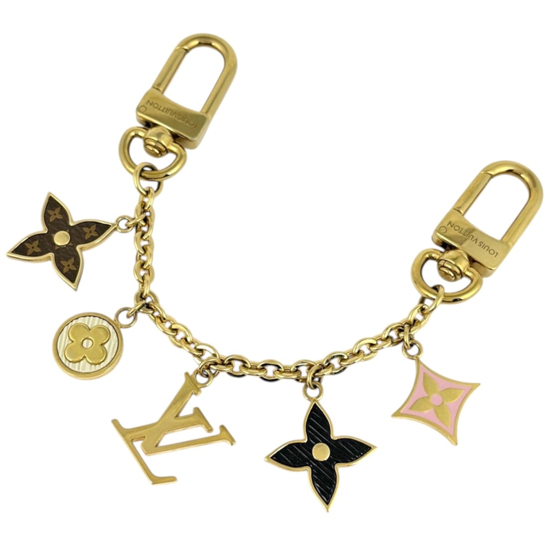 Louis Vuitton bag charm chain Spring Street Monogram GP Gold M01188 Women's (1 of 5)