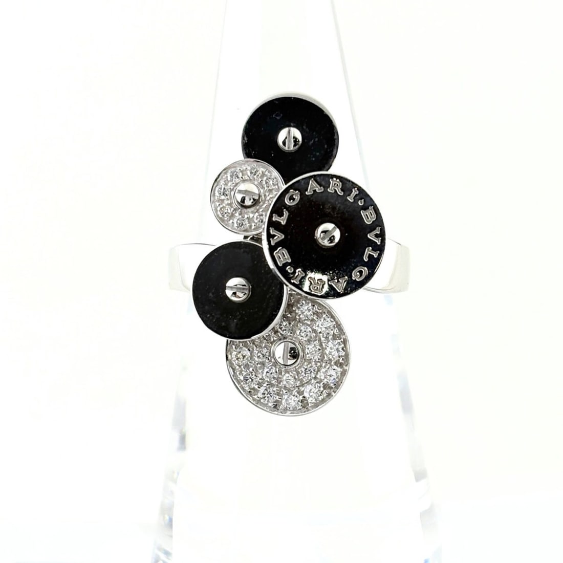 Bulgari BVLGARI Cycladi Ring, a ring with small diamonds, 750 diamond, for women.: --- Catalog ---Category: SizeJP Size: 12.5US Size: 6.5Category: DesignType: Band ringStone: DiamondGender: WomenCategory: GeneralBrand: Bvlgari--- Item List ---Section: ConditionRanking: Rank AB Used 