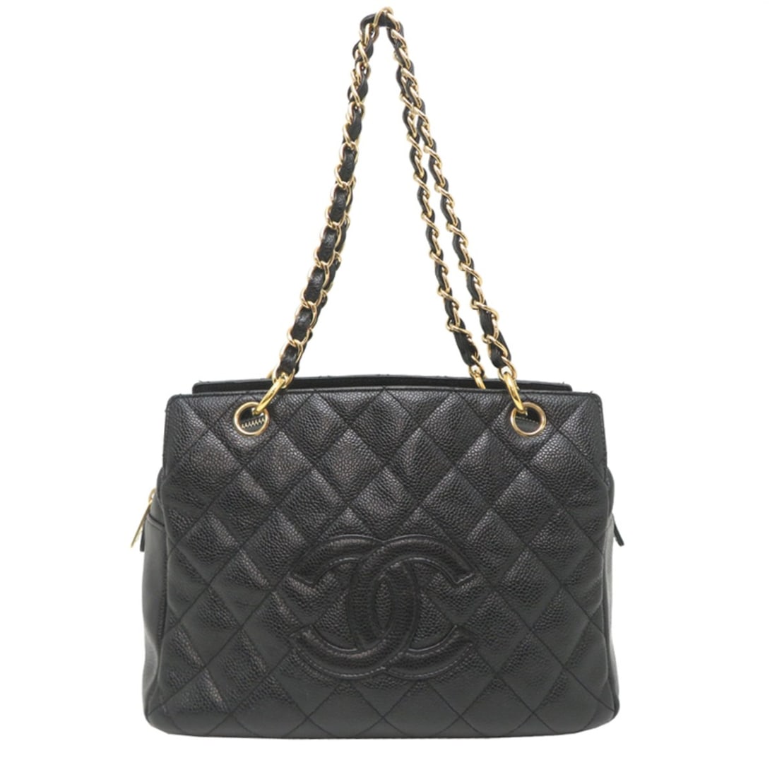 Chanel Petite Timeless Tote Bag for Women, A18004, Caviar Leather, Black: --- Catalog ---Category: SizeSize (HxWxD): 19cm x 25cm x 14cm / 7.48'' x 9.84'' x 5.51''Category: DesignType: Tote bagColor: BlackGender: WomenMaterial: Grained Calfskin Category: GeneralMPN: A18004Br
