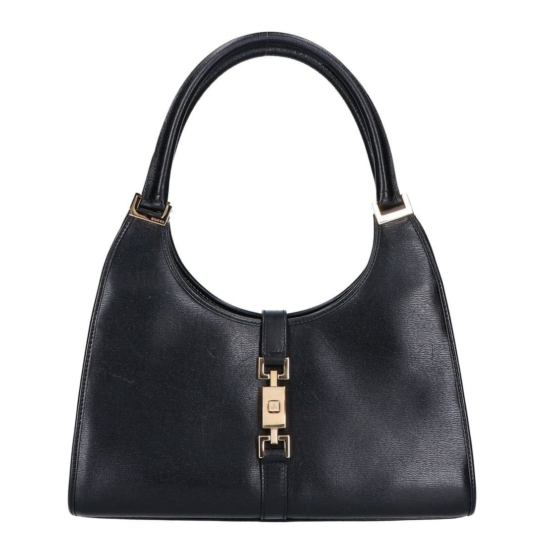 GUCCI 002-1067 Jackie Embossed Leather Handbag, Black, Women's: --- Catalog ---Category: SizeSize (HxWxD): 25cm x 31.5cm x 11cm / 9.84'' x 12.4'' x 4.33''Category: DesignType: HandbagColor: BlackGender: WomenMaterial: Leather Category: GeneralBrand: Gucci--- Item 