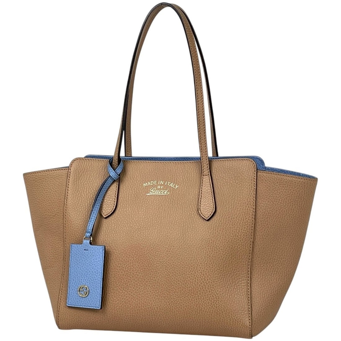 Gucci Swing Tote Bag, Leather, Beige, 354408, Women's: --- Catalog ---Category: SizeSize (HxWxD): 23cm x 27cm x 15.5cm / 9.05'' x 10.62'' x 6.1''Category: DesignType: Tote bagColor: BeigeGender: WomenMaterial: Leather Category: GeneralBrand: Gucci--- Item