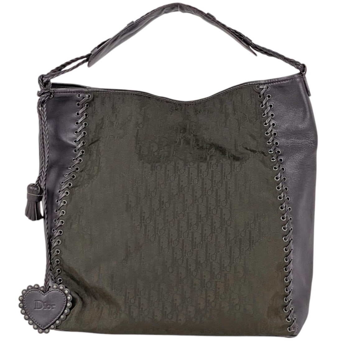 Christian Dior shoulder bag, Trotter pattern, nylon, brown, women's.: --- Catalog ---Category: SizeSize (HxWxD): 37cm x 35cm x 15cm / 14.56'' x 13.77'' x 5.9''Category: DesignType: Shoulder bagColor: BrownGender: WomenMaterial: Nylon , Leather Category: GeneralLine: Tro