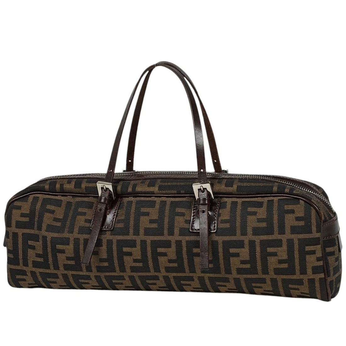 Fendi FENDI handbag, Zucca pattern canvas, brown, 16560, women's. (1 of 16)