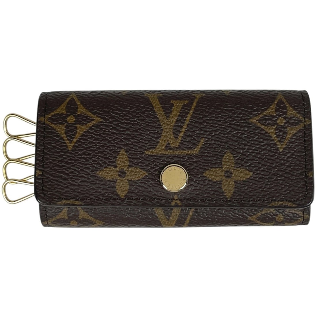 Louis Vuitton Multicles 4 Accessory/Key Case, Monogram Brown, M81939, Women's (1 of 9)