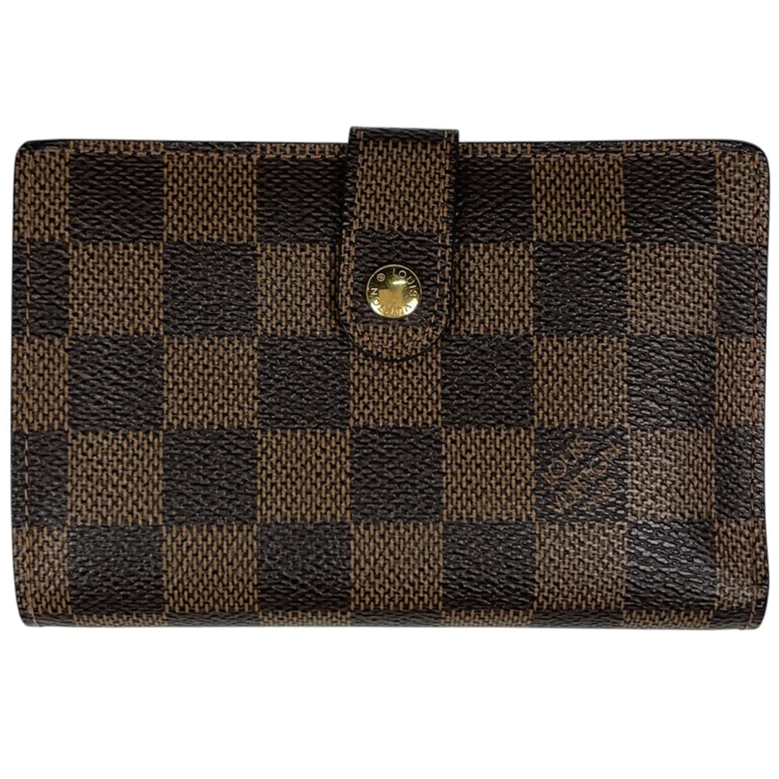 Louis Vuitton Portemonnaie Billet Viennois Bi-fold Wallet with Clasp Closure, Damier Brown, N61664,: --- Catalog ---Category: SizeSize (HxWxD): 9cm x 13.5cm x 2.5cm / 3.54'' x 5.31'' x 0.98''Category: DesignType: Wallet (bi-fold)Color: Brown, Damier CanvasGender: WomenCategory: GeneralLine: DamierBra