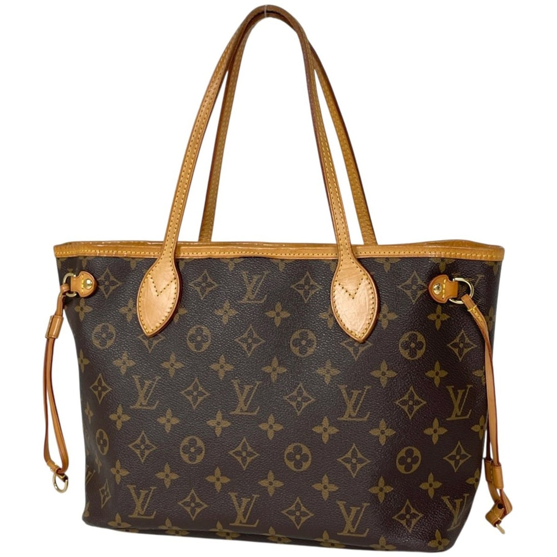 Louis Vuitton Neverfull PM Tote Bag, Monogram Brown, M40155, Women's