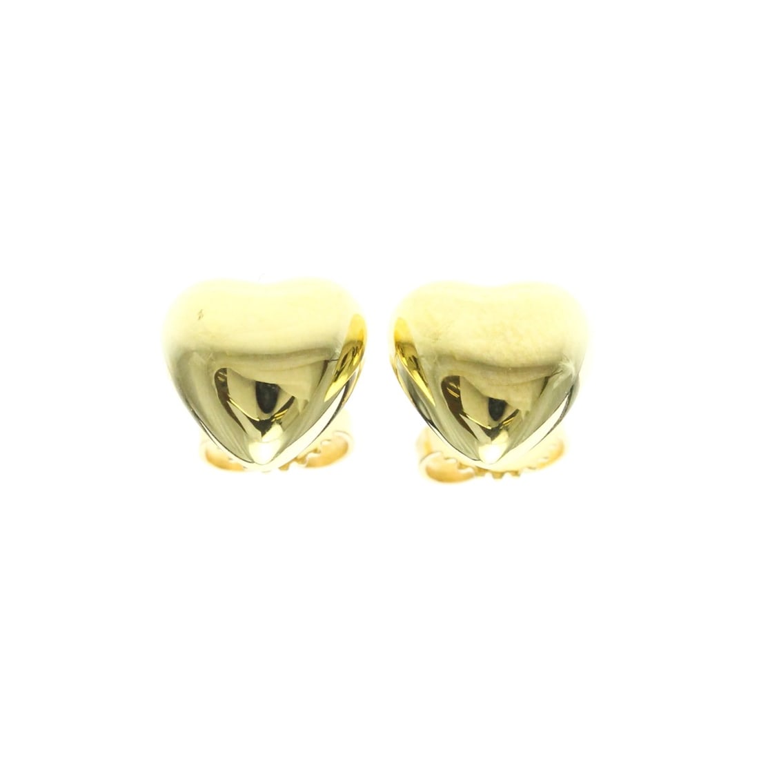 Tiffany Heart Earrings No Stone Yellow Gold (18K) Stud Earrings Gold