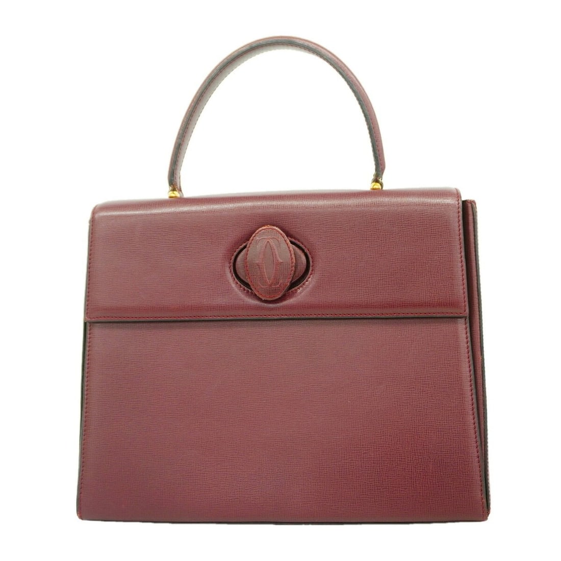 Cartier Must Leather Handbag, Bordeaux, Women's (1 of 11)