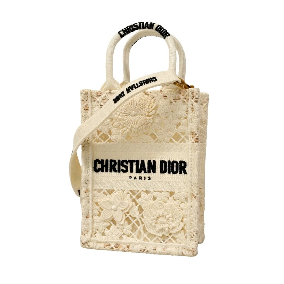Christian Dior Mini Book Tote Canvas Handbag, White, 2-way Bag for Women: --- Catalog ---Category: SizeSize (HxWxD): 18cm x 13.5cm x 8cm / 7.08'' x 5.31'' x 3.14''Category: DesignType: HandbagColor: WhiteGender: WomenMaterial: Canvas Hardware Color: GoldCategory: GeneralBra