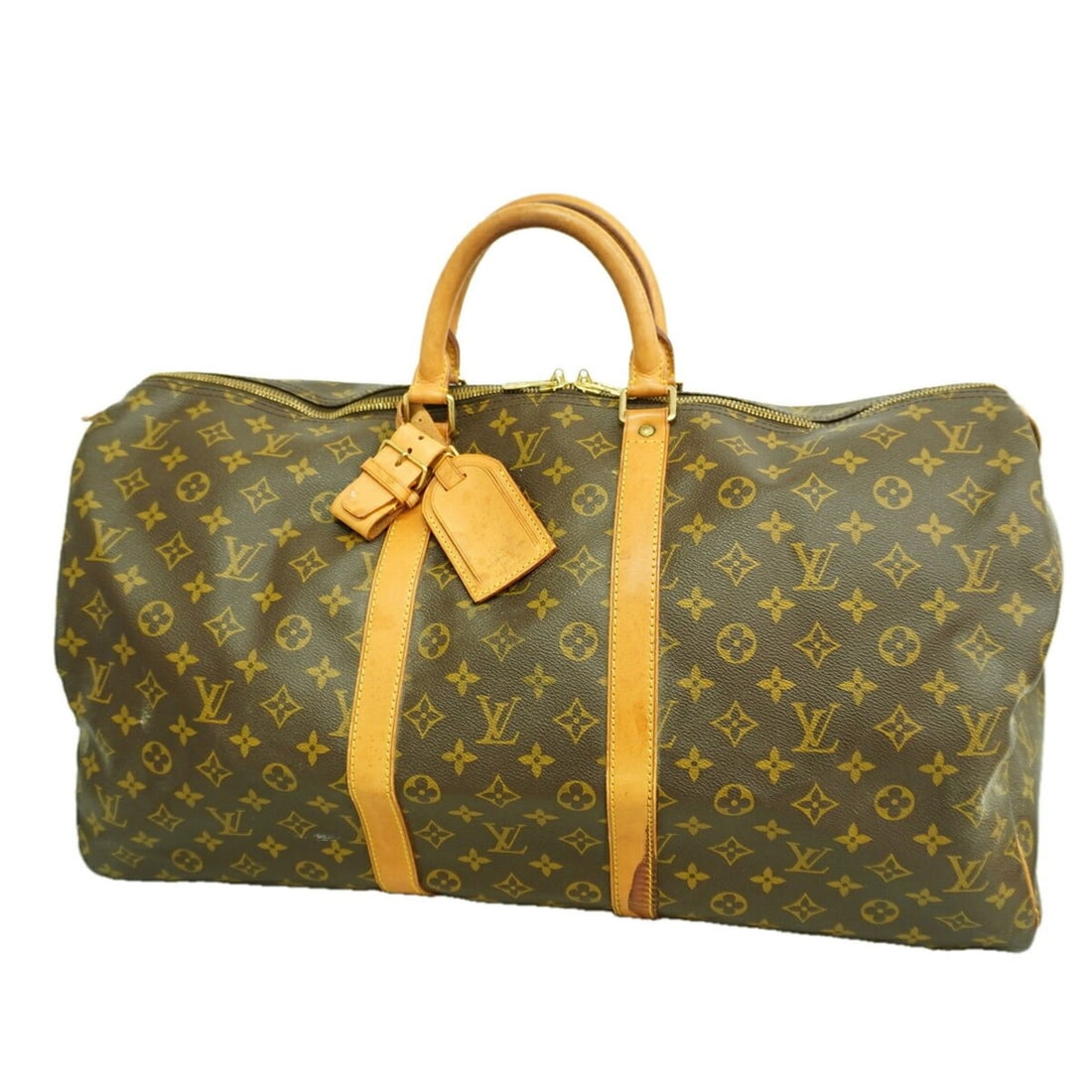 Louis Vuitton Bags - Boston Monogram Keepall 55 M41424 Brown Men's & Women's: --- Catalog ---Category: SizeSize (HxWxD): 30cm x 55cm x 25cm / 11.81'' x 21.65'' x 9.84''Category: DesignType: Boston bagColor: BrownGender: Men,WomenCategory: GeneralMPN: M41424Brand: Louis Vuitton-