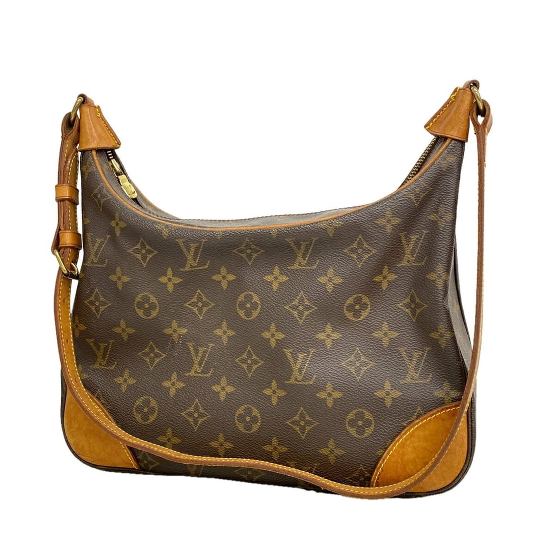 Louis Vuitton Monogram Boulogne 30 Shoulder Bag M51265 Brown Women's