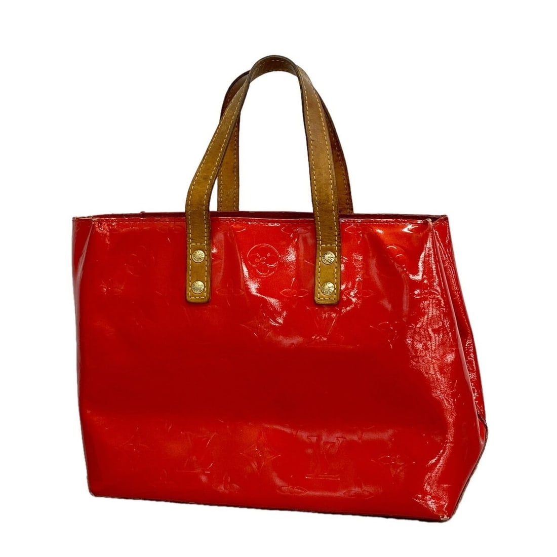 Louis Vuitton Vernis Lead PM handbag, M91088, Rouge, for women.