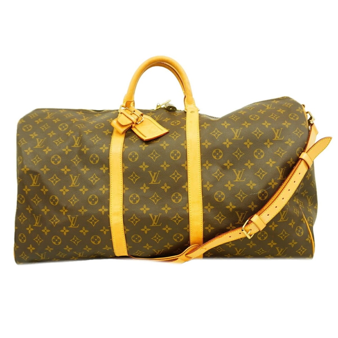 Louis Vuitton Bags - Boston Monogram Keepall Bandoulière 60 M41412 Brown Men's & Women's