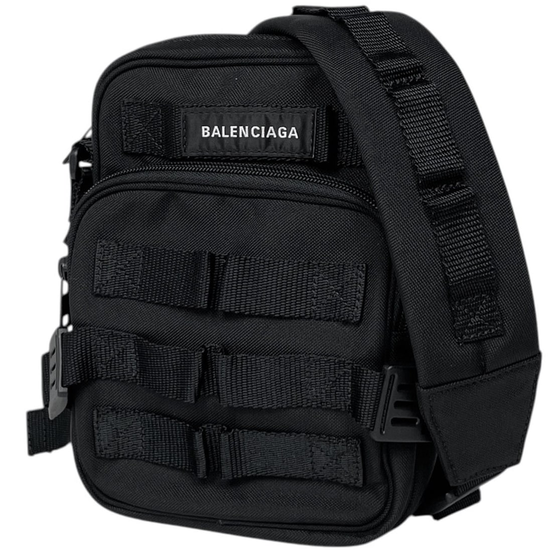 Balenciaga BALENCIAGA Shoulder Bag Army Crossbody Nylon Black 715852 Women's