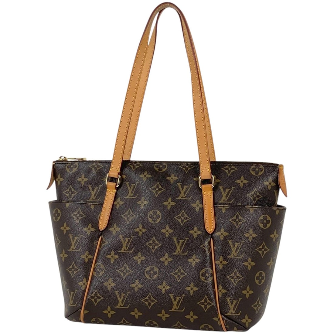 Louis Vuitton Totally PM Tote Bag, Monogram Brown, M56688, Women's (1 of 10)