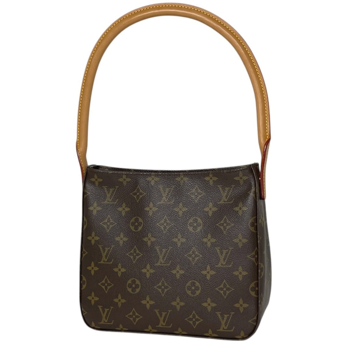Louis Vuitton Looping MM Shoulder Bag, One-Shoulder Monogram Brown, M51146, Women's: --- Catalog ---Category: SizeSize (HxWxD): 21cm x 24cm x 10.5cm / 8.26'' x 9.44'' x 4.13''Category: DesignType: Shoulder bagColor: BrownGender: WomenMaterial: Monogram Category: GeneralMPN: M51146Bran