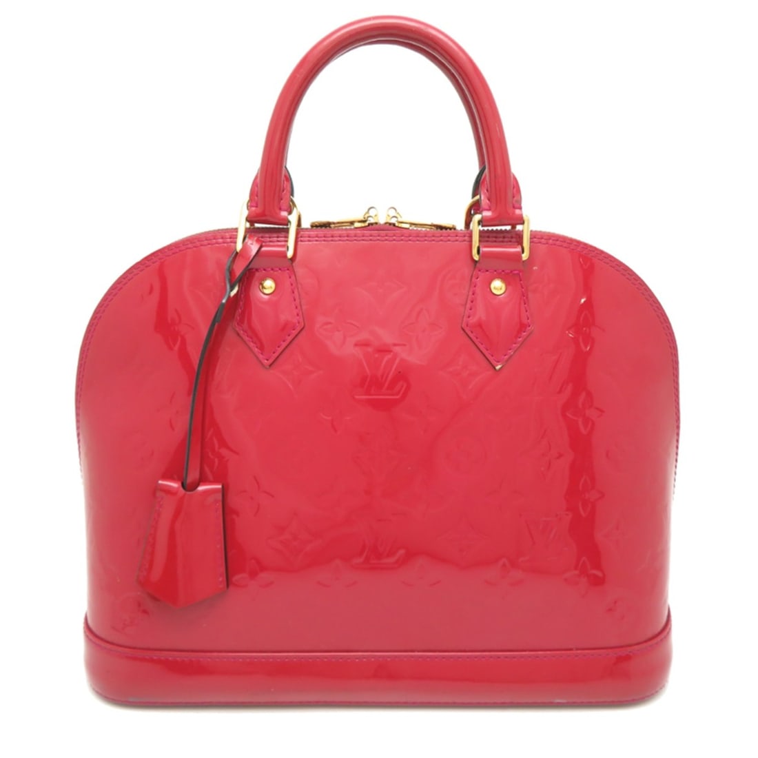 Louis Vuitton Alma PM Women's Handbag M91770 (Discontinued) Vernis Rose Indien: --- Catalog ---Category: SizeSize (HxWxD): 24cm x 31cm x 15cm / 9.44'' x 12.2'' x 5.9''Category: DesignType: HandbagColor: Indian roseGender: WomenMaterial: Vernis Category: GeneralMPN: M91770Brand: L