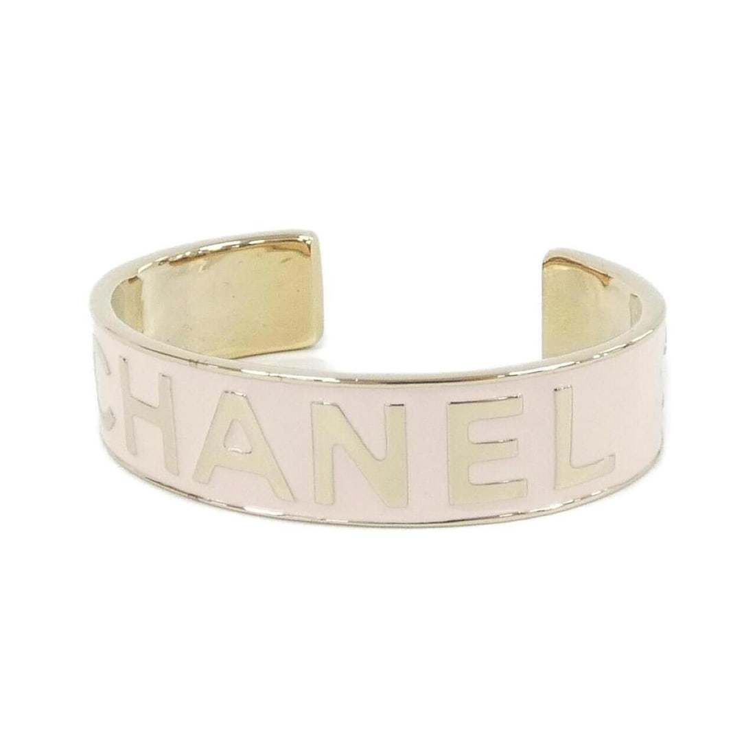 Chanel AB8233 Bangle: --- Catalog ---Category: SizeLength: 15.5cm / 6.1''Category: DesignType: BangleColor: Gold, PinkGender: WomenCategory: GeneralMPN: AB8233Brand: Chanel--- Item List ---Section: ConditionRanking: Rank