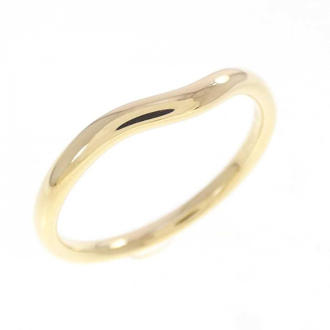 Tiffany Curved Ring: --- Catalog ---Category: SizeJP Size: 19US Size: 9.5Category: DesignType: Band ringGender: Women,MenMaterial: Yellow gold (18K)Category: GeneralBrand: Tiffany--- Item List ---Section: